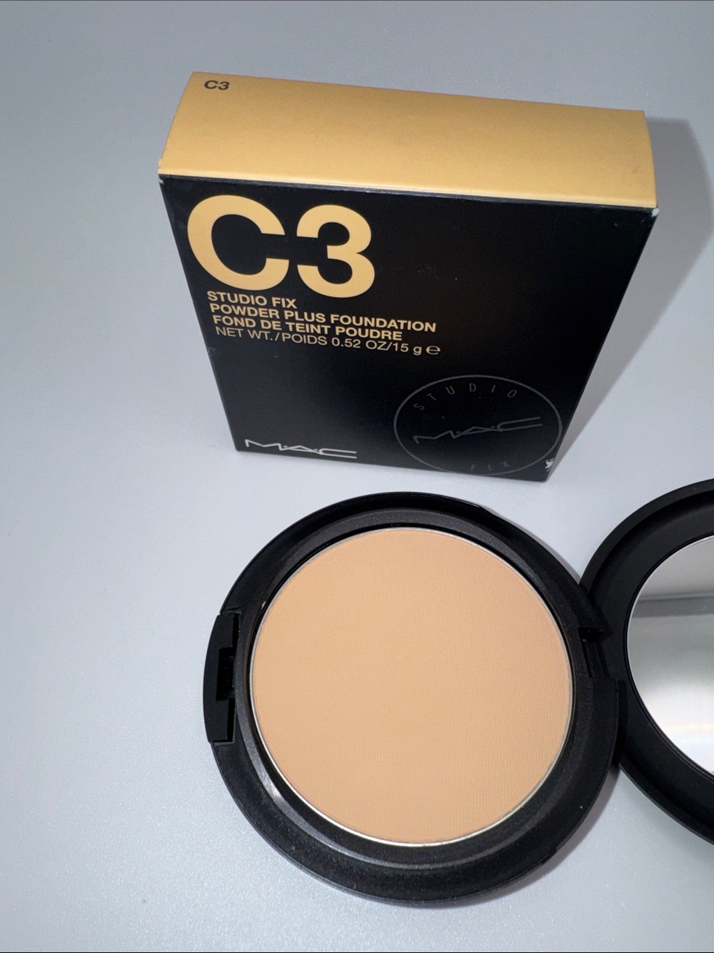 💄 MAC Studio Fix Powder Plus Foundation C3 Original Formula 15g NIB - Picture 2 of 3